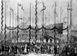 Eröffnung des Staßfurter Salzbergbaus am 31. Januar 1852