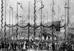 Eröffnung des Staßfurter Salzbergbaus am 31. Januar 1852