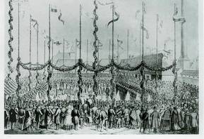 Eröffnung des Staßfurter Salzbergbaus am 31. Januar 1852