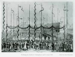 Eröffnung des Staßfurter Salzbergbaus am 31. Januar 1852