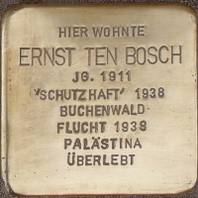 Stolperstein für Ernst ten Bosch