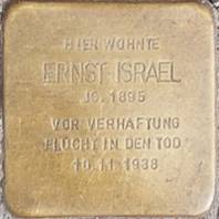 Stolperstein für Ernst Israel