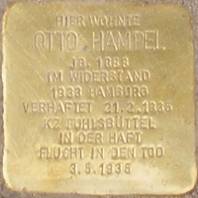 Stolperstein für Otto Hampel
