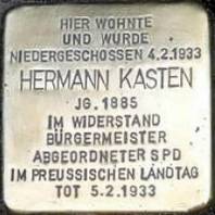 Stolperstein für Hermann Kasten