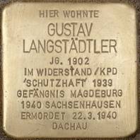 Stolperstein für Gustav Langstädtler