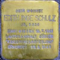 Stolperstein für Edith Inge Schulz