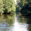 Wasserwanderer auf der Bode