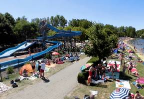 Ferienzentrum Löderburger See - Strandpanorama