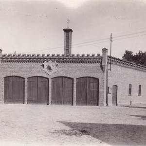 feuerwehrdepot um 1930