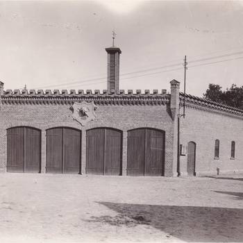 Feuerwehrdepot um 1930